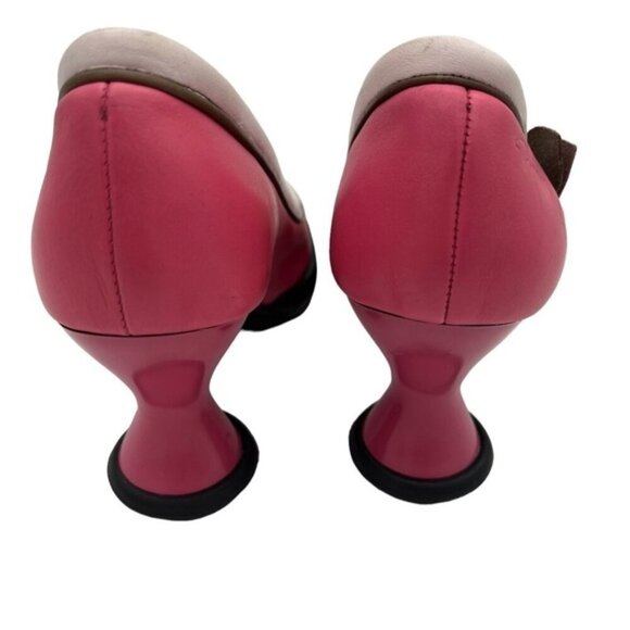 John Fluevog Mini Bebe Magenta With Pink Heel Women Size 11 - Picture 8 of 12